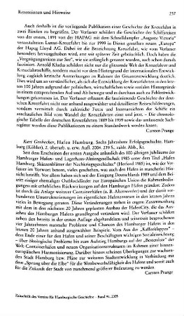 Grobecker, Kurt :: Hafen Hamburg, sechs Jahrzehnte Erfolgsgeschichte : 2., überarb. u. erw. Aufl., Hamburg, Köhler, 2004