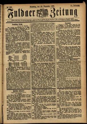 Ausgabe vom Samstag, den 23. Dezember 1893.