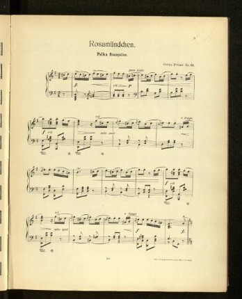 Rosamündchen. Polka francaise.
