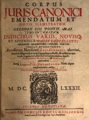 Corpus iuris canonici