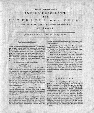 1810-06-30 : 26. Stück