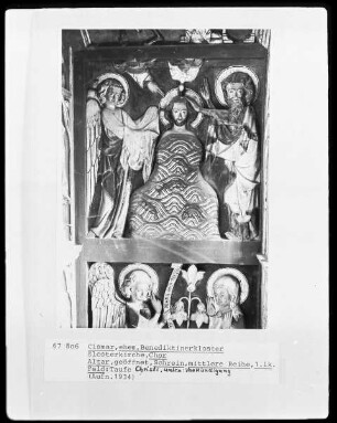 Mittelschrein, Detail, Taufe Christi