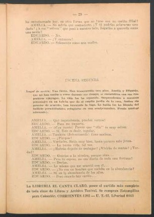 Escena segunda