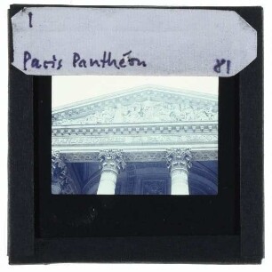Paris, Panthéon,Paris, Pantheon, Giebel, Das Vaterland krönt seine großen Männer