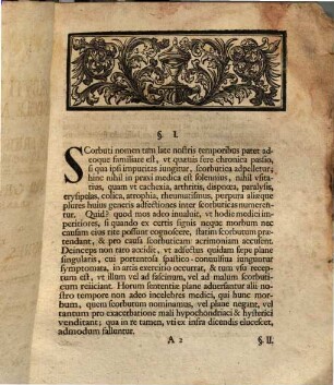De Scorbvti Vera Origine Indole Ac Cvratione
