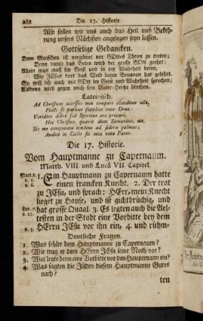 282-286, Die 17. - 18. Historie
