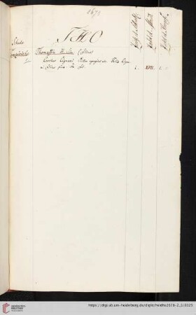 Thomassin H. Sim. (filius)