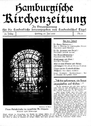 „Ich bin gekommen, ein Feuer anzuzünden auf Erden–“