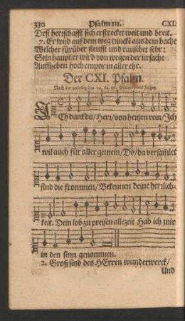 Der CXI. - CXX. Psalm.