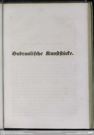 Hydraulische Kunststücke