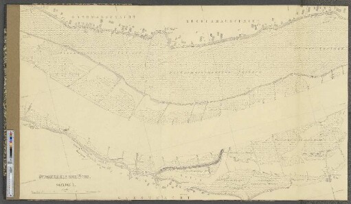 Stromkarte der Elbe. Section I. : Obermarschacht. Niedermarschacht. Rönne. Geesthacht