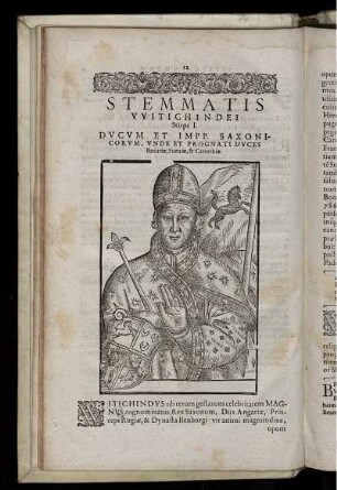 Stemmatis vvitichindei Stirps I. Dvcvm et impp. Saxonicorvm, vnde et prognati dvces Bauariae, Sueuiae, Carinthiae