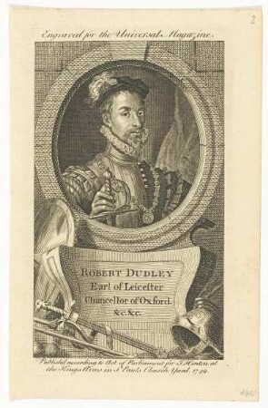 Bildnis des Robert Dudley, Earl of Leicester