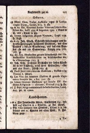 Landcharten.