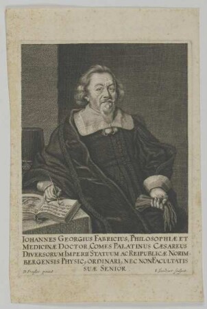 Bildnis des Iohannes Georgius Fabricius