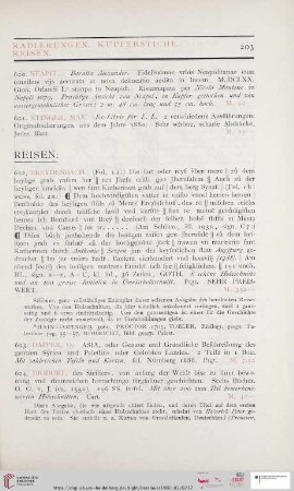 Reisen (Nr. 602 - 610)