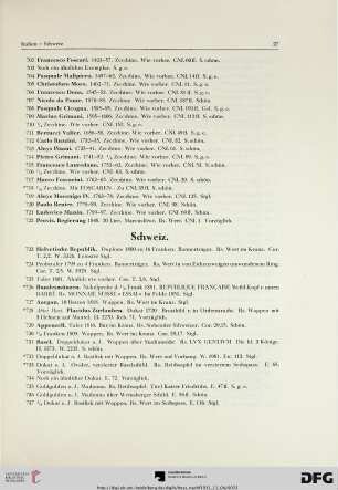 Schweiz (Nr. 723-882)