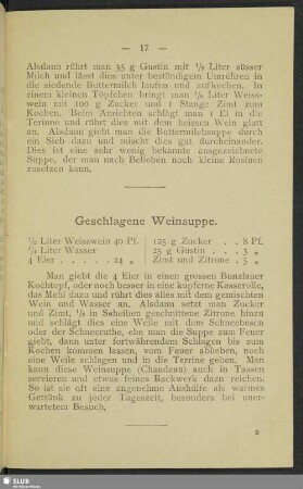 Geschlagene Weinsuppe