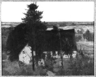 Des Künstlers Haus in Worpswede : Des Künstlers Haus in Worpswede. Öl auf Leinwand; 80 x 100 cm (1895/1896; H. Vogeler). Dresden: Galerie Neue Meister 2517