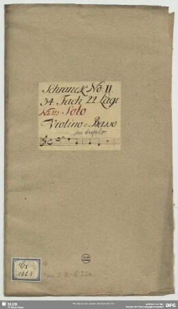 Sonatas - Mus.2-R-8,22a : vl, bc - E