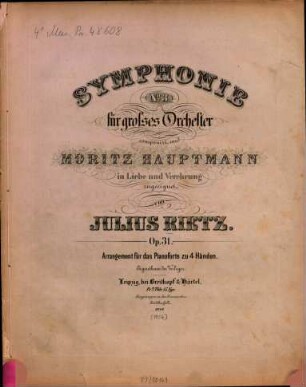 Symphonie (No. 3) : für großes Orchester ; op. 31