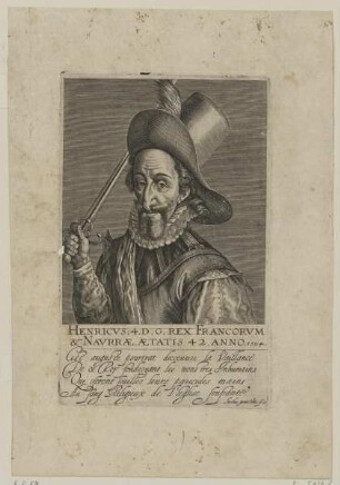Bildnis des Henricvs 4. Rex Francorum