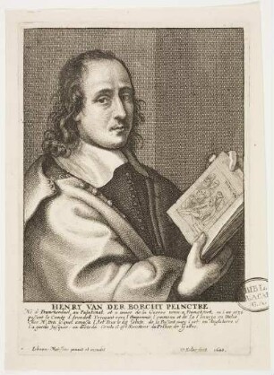 Bildnis des Malers Henry van der Borcht der Jüngere
