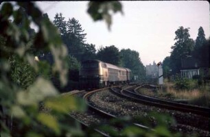 Lindau-Aeschach Lok 218 405 Nahverkehrszug LI-KE UIC-X-Wagen Bnb-Wagen B4yg-Wagen