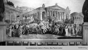 Szenen aus dem Leben Julius Cäsars : Der triumphale Einzug Cäsars in Rom