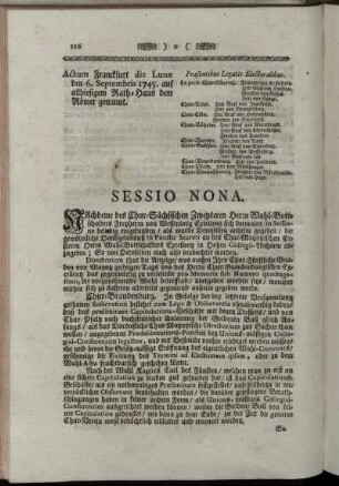 Sessio Nona.
