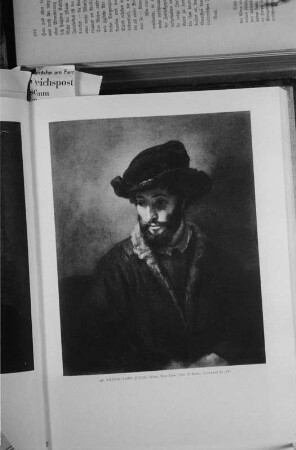 Reproduktion von Gemälden von Rembrandt : Bildnis eines Juden