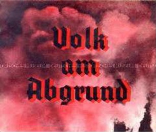 Abwurf-Flugschrift der Alliierten mit einer Dokumentation über die Schrecken des Zweiten Weltkrieges und die Konsequenzen für das deutsche Volk