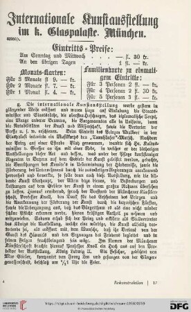 Rekonstruktion der Ersten Internationalen Kunstausstellung 1869