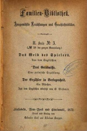 Das Weib des Spielers
