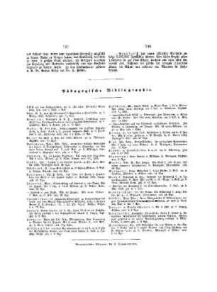Pädagogische Bibliographie