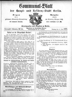 1879,24: No. 24, 15. Juni 1879