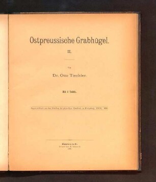 2: Ostpreußische Grabhügel