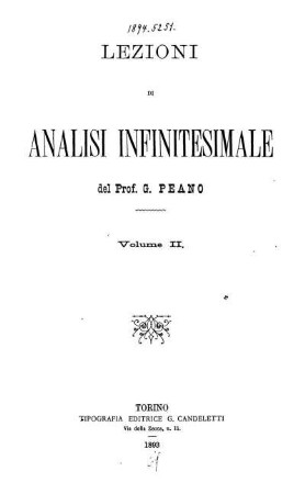 Vol. 2: Lezioni di analisi infinitesimale. Vol. 2