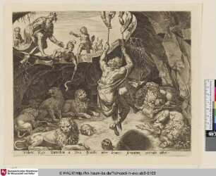 [Daniel Pulled Out of the Lion's Den; Daniel wird aus der Löwengrube gezogen]