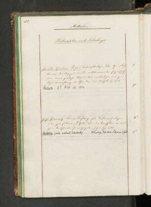 Philosophie und Teleologie.