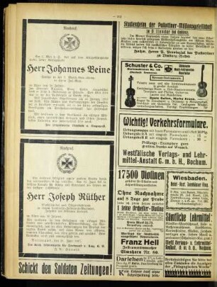 Nachruf : [Herr Joseph Rüther]