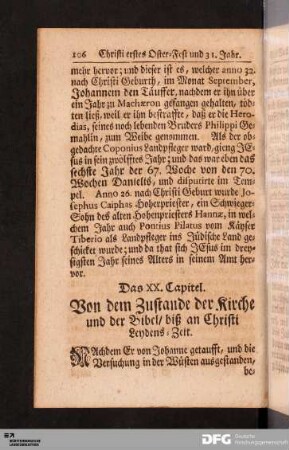 Das XX. Capitel.