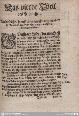 Das vierde Theil des Feldmessen.