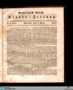 Großherzoglich-Badische Staatszeitung