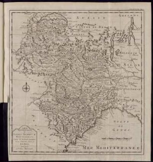 Carte...de Savoye Piemont &c Montferrat,[...]