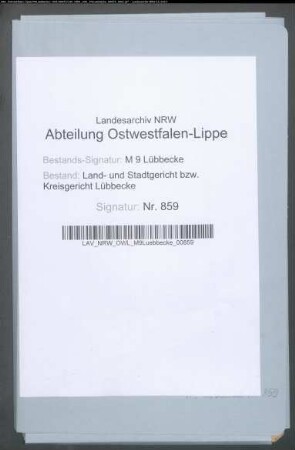 Erblasser: Kröger, Johann Christoph: