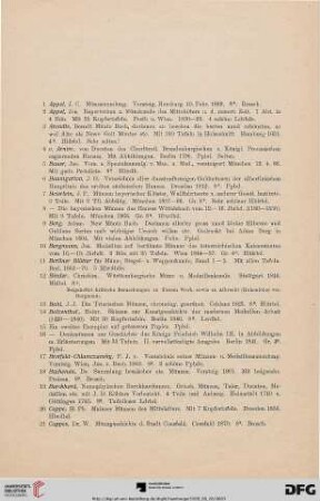 Numismatische Bibliothek (Nr. 1-228)