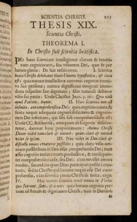 213-220, Thesis XIX