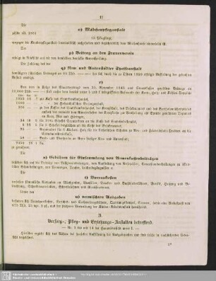 B. Versorg-, Pfleg- und Erziehungs-Anstalten betreffend
