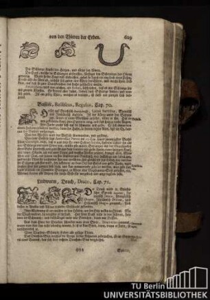 Cap. 71. Lindwurm, Drach, Draco.